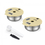 Korduvkasutatavad kohvikapslid BOSCH-s masinale Tassimo Happy Vivy Roostevabast terasest t&auml;idetavad kohvimasina filtrid 180ML/220ML