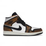 Air Jordan 1 Mid SE Wear-Away - Taxi Meeste Tossud Must Valge Seil DQ8417-071 42