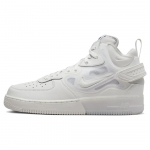 Nike Air Force 1 Mid React Summit White Meeste Tossud Hall-Udune Vaevalt-Viinamarja DQ1872-101 46