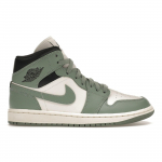Air Jordan 1 Mid Jade Smoke Naiste tossud Roheline Seil Antratsiit BQ6472-130 35.5