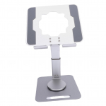 Alumiiniumsulamist tahvelarvuti alus P&ouml;&ouml;ratav Kokkupandav Reguleeritav Lauaarvuti Telefoni Tahvelarvuti Hoidik &Otilde;&otilde;nes Soojuse Hajutamiseks jaoks Silver h&otilde;be