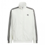 Adidas Originals Firebird Spordijakk Logoriba Sportlik Mugav Seisukrae Pikkade Varrukatega Jakk Meeste Jakk Han-Jade-White KC1455 2XL