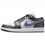 Air Jordan 1 Low SE Metallik Lilla Naiste Tossud Valge Must Viinamari-J&auml;&auml; HJ5910-105 35.5