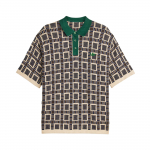 Adidas Originals X Brain Dead koost&ouml;&ouml; Trefoil SS25 Spordimood Mugav l&uuml;hikeste varrukatega polo s&auml;rk Unisex polo s&auml;rgid Tolm-liiv JN7151 M