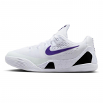 Nike Kobe 9 EM TB GS Lakers Home Laste tossud Valge Court-Lilla FV3607-101 39