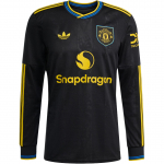 Adidas Manchester United 25/26 Kolmas F&auml;nniversioon Kiiresti kuivav Kitsa l&otilde;ikega Pikkade varrukatega Jalgpallis&auml;rk Meeste topid KD4226 S