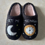 Uued talvised puuvillased sussid meestele ja naistele Paaridele Kodu Kuukell soojad puuvillased sisesussid 45 must