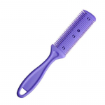 Juuksel&otilde;ikuse kujundamine Barber Scissor Razor Magic Blade Comb Juuksuri t&ouml;&ouml;riistakomplekt 1 tk Tippkvaliteediga kahepoolsed noaga juuksek&auml;&auml;rid must