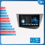Hizpo Snapdragon 6115 Intelligentne autoraadio Seat Leon MK2 2005-2012 jaoks Intelligentsete s&uuml;steemidega Carplay GPS-navigatsioon Stereo Android Auto 2din BT 4G W1 8Core 2G 32G