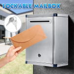 Majapidamises kasutatav roostevabast terasest postkast V&auml;litingimustes turvaline lukustatav postkast Ettepanekute kast Kirjakast Ajalehekast Kirjad Post