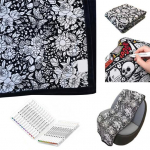 Isetehtav V&auml;rvimispleed 50 x 60 Diivanipleed Pestav V&auml;rvi Ise Pleed Kunst Single Layer