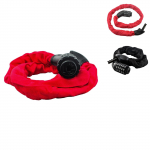 cable lock, lock heavy duty anti-theft, thickened chain and 5 digit combination, keyless, high strength alloy, b One Size