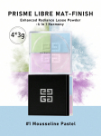 Givenchy Prisme Libre Puuder | Matt, 4-&uuml;hes #1 Mousseline Pastel 4x3g #1 Mousseline Pastel