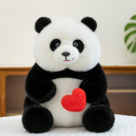 Uus armastuspanda nukk simulatsioon hiigelpanda pl&uuml;&uuml;sist m&auml;nguasi nukk super armas laste kingitus 38cm black