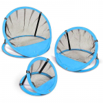 Bogol three-in-one practice Net, pop-up golf goal practice net for indoor and outdoor use, a great gift for male golfers sinine