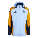 Adidas Real Madrid V&auml;rviplokk Mugav Spordi Tuulekindel Veekindel Jalgpalli S&auml;rk Unisex s&auml;rk Sinine IT5114 L