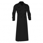 Kahekordne rev&auml;&auml;riga tuulejope meeste jakk s&uuml;giseks l&auml;&auml;nelikus stiilis 2XL must