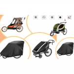 Jalgrattak&auml;ru katteks Laste- ja Lemmikloomak&auml;ru jaoks, Veekindel 210D Oxfordi riie Aia-Kodu Tolmukatted 140*84*99CM China Mainland