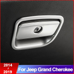 Jeep Grand Cherokee 2014 2015 2016 2017 2018 autole hoiukasti k&auml;epideme uksekauss kate trimmib auto stiilitarvikud ABS Chrome