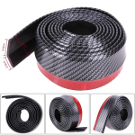 VODOOL 2,5 m/8,2 jalga pehmest kummist auto kaitseraua riba 65 mm laiusega auto stiil Automaatne v&auml;limine esikaitseraua huulekaitse kleebise riba W 3.2M gray