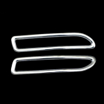 for Renault Koleos Samsung QM6 2016-Car Chrome Rear Tail Lights Protection Trim Rear Lamps Cover h&otilde;be