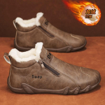 Nahast meeste kingad meestele 2025 talvesaapad meestele T&otilde;mblukuga toss Meeste soojad poolsaapad L&uuml;hikesed pl&uuml;&uuml;sist kingad 44 pruun