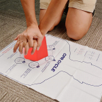 Mini kuusnurkse kujuga esmaabi koolitus, p&auml;&auml;ste&otilde;petusvahend, keha meditsiiniline mannekeen, mannekeen, mudel, koolituse mudel