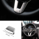 1 tk alumiiniumisulamist auto rooliratta kleebised stiilitarvikud Benz AMG W201 W124 W176 W204 W205 W203 W212 W211 W126 jaoks D 3.4cm