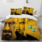 3D Breaking Bad Walter Hartwell Tekikott Voodipesukomplekt, Tekikoti Voodikomplekt Tekikate Padjap&uuml;&uuml;r, Kuninga Suuruses Queen Suuruses Voodipesukomplekt Laps EU Single 135x200cm