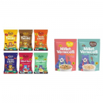 Slurrp Farm Tervislik Hommikus&ouml;&ouml;k ja Suupisted Proovipakk Komplekt, 300g (6 tk pakis, iga&uuml;ks 50 g) , 180 g kumbki (Pakis 2) 300GM