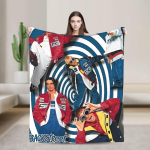 BSB Backstreet Boys B&auml;ndi Tekk Soe Pehme Naljakas Pl&uuml;&uuml;sist Visketekk Magamistoa Pikniku jaoks Flanellist Voodikate Voodikate 30x40in