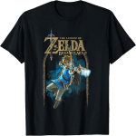 Zelda Breath Of The Wild Link Kaarega Laskmise Logo T-s&auml;rk S mitmev&auml;rviline