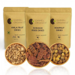 CARMEL ORGANICS Amla, Shikakai & Seebip&auml;hkel/Reetha T&auml;ielik Komplekt &ndash; 100g Iga&uuml;ks | Taimne Puhastaja ja Palsam, Ei Lisatud S&auml;ilitusaineid