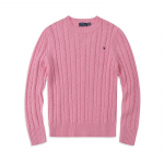 2KWEIRD Klassikaline V&auml;ike Tikitud Kootud Kampsun S&uuml;gis &Uuml;mmarguse Kaelusega Kampsun Unisex S roosa