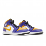 Air Jordan 1 Mid Lakers DQ8426-517 EU 44 mitmev&auml;rviline