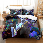 Fortnite Voodipesu Komplekt Tekikate 3D Prinditud Magamistoa Voodikate Voodipesu 2/3tk Anime Multikas Toa Kaunistus Laste J&otilde;ulukink US Twin(172*218cm)3pcs