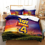 Multikas Toy Story Tekikott Padjap&uuml;&uuml;r Voodipesukomplekt T&auml;iskasvanu Poiss T&uuml;druk Magamistoa Kaunistus Laste Kingitus &Uuml;he- Kahekohaline Suur Suurus AU Double(180*210cm)3pcs