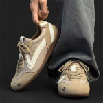 Kiirusv&otilde;istlussaapad Uued suvised retro hingavad Saksa treeningjalatsid &Otilde;hukese tallaga spordikad 35【foot length 22.5cm】 liiva