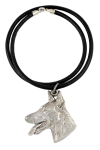 Dobermann, Doberman Pinscher, Dobie - Necklace with dog, silver-plated pendant for dog fan, unique jewelry by Art-Dog brand