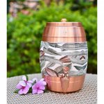 Puhas vaskvesipott Matka - 5L | Kauni tr&uuml;kiga | Vaskvesihoidja ja jaotur Ayurveda tervisekasudega | Kodu ja kontori jaoks