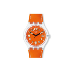 SWATCH Unisex 44mm Oranž Kell SUDK102 SUDK102 Orange