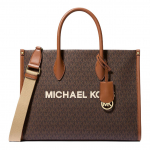 Michael Kors Mirella Logotr&uuml;kiga T&otilde;mblukuga K&auml;ekott Naiste T&otilde;mblukuga K&auml;ekotid Pruun 35R5G7ZT2B-0200 Basic Set (Bag)