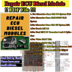 5 tk ECU Remondi E-raamatut T&auml;iskomplekt &Otilde;ppejuhis PDF-fail ECU Moodulite Uuesti Programmeerimise Kursus T&ouml;&ouml;koja Autode Veoautode Diagnostika Abimees Diesel Electronics