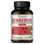 Berberiin 6-in-1, Berberiin HCl 200 mg 120 kapslit black