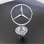 C200 E200 Mercedes Benzi T&auml;hega Kapotile - Embleem Auto Kapoti Esiosa Kroomitud Logo Kapoti T&auml;his Benz C E S Klassi W204 W205 W212 jaoks