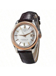 Tissot automaatne meeste k&auml;ekell valge sihverplaadi, kuup&auml;evan&auml;idiku, ehtsa nahkrihma, erinevate indeksite ja klassikalise disainiga &ndash; elegantne T108.408.26.037.00 valge