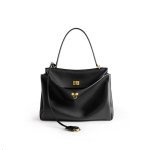 B-Home Naiste Rodeo kott Uus mudel Suure mahutavusega igap&auml;evane k&auml;ekott Stiilne kott premium tundega (30cm<Max Length<50cm) black