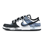Nike Dunk Universe 1 Slip Resistant Abrasion Resistant Low top Skateboard Shoes Unisex Black Blue HF5441-100(Team773-1) 42.5