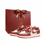 Jordan Air Jordan 1 Love Forever Polsterdus, Kulumiskindel Madal Vintage Korvpallijalatsid Naiste Punane FJ3465-160(Team900--SBOX) 38.5