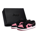 Jordan Air Jordan 1 Vintage Basketball Shoes Unisex Low top Pink IB8971-106(Team80-S-BOX) 44.5 black